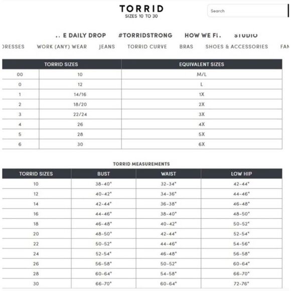 Torrid Distressed elastic waistband and drawstring Jeans Size 2R Pull-on. Measur - Picture 9 of 9